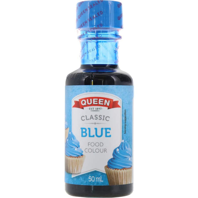 Vivid blue food coloring for icings and desserts, offering intense and pastel shades for creative culinary designs.