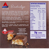 Atkins Endulge Nutrition Bar Caramel Nut: low-carb chocolate, caramel, and nut snack bars, perfect for guilt-free indulgence.