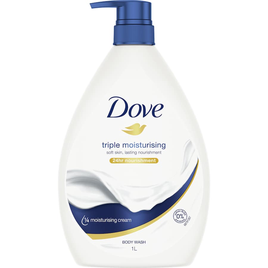 Dove Body Wash Triple Moisturising Pump 1L