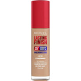 Rimmel Foundation 35hr Lasting Finish in True Ivory offers full coverage, hydration, and SPF20 for a radiant, lasting look.