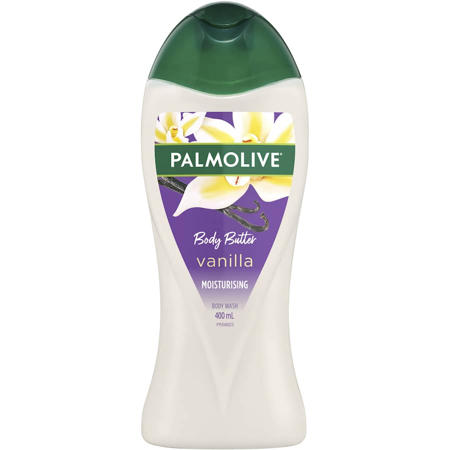 Creamy Palmolive Body Wash Heaven Vanilla Shower Gel, delivering hydration and soothing vanilla fragrance for luxurious skincare.