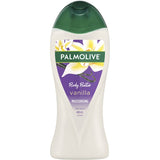 Creamy Palmolive Body Wash Heaven Vanilla Shower Gel, delivering hydration and soothing vanilla fragrance for luxurious skincare.