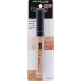 Maybelline Fit Me Concealer in Sand 20: lightweight, oil-free formula for natural coverage of blemishes and redness.