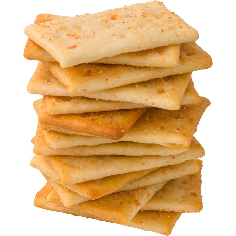 Crispy Arnotts Shapes Crackers infused with rich cheddar flavor, perfect for snacking or sharing at gatherings.