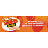 Arnotts Shapes Chicken Crimpy crackers in vibrant packaging, ideal for snacking with a savory chicken flavor and crunchy texture.