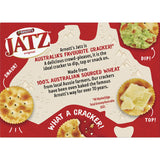 Crunchy Arnotts Jatz Crackers Original, perfect for pairing with cheese and dips for any occasion.