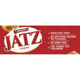 Crunchy Arnotts Jatz Crackers Original, perfect for pairing with cheese and dips for any occasion.