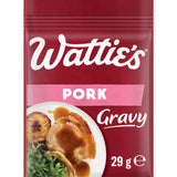 Wattie's Instant Gravy Mix Pork package featuring rich flavors for quick meal enhancement and easy preparation.