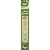 Nestle Milo Cereal High Protein features crunchy whole grains, 10.8g protein per serve, and delicious chocolate malt flavor.