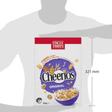 A bowl of Uncle Toby's Wholegrain Cheerios, showcasing multigrain O-shaped cereal, rich in fiber and vitamins for a nutritious breakfast.