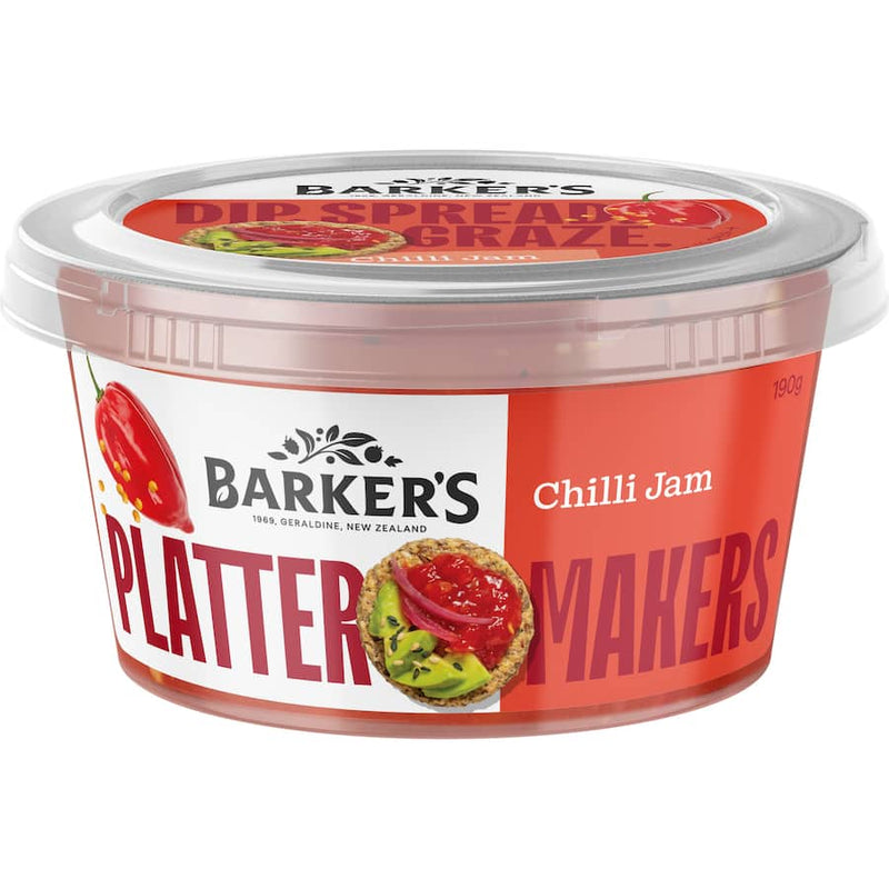 Barkers Platter Makers Chilli Jam