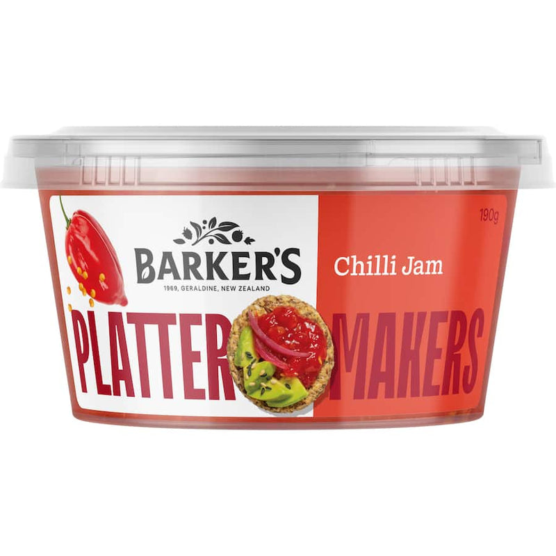 Barkers Platter Makers Chilli Jam