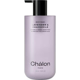 Luxurious Chalon Body Wash with Lavender & Chamomile, enriched with Hyaluronic Acid for hydration and a soothing aroma.