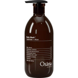 Osana Naturals Lavender + Aloe Body Wash, ultra-moisturizing with a soothing scent for all skin types.