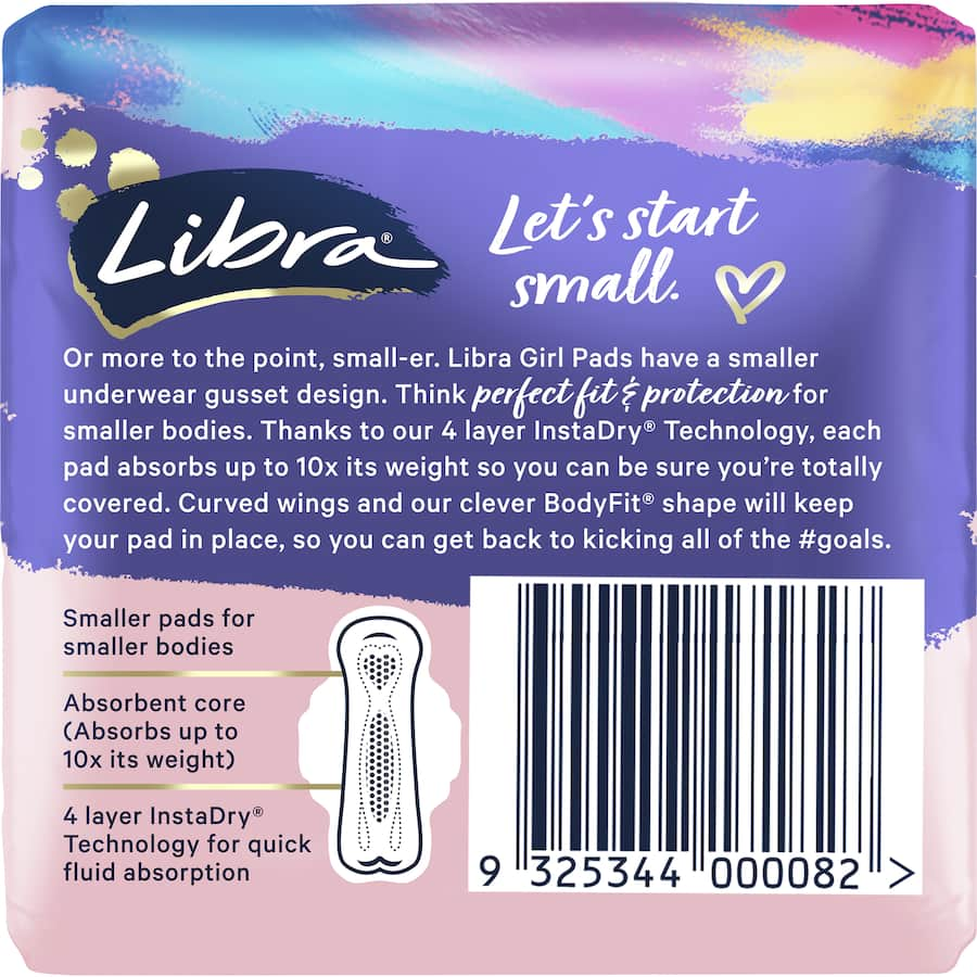 Libra Girl Pads Regular Ultra Thin with Wings offer discreet, comfortable period protection for active teens transitioning into adulthood.