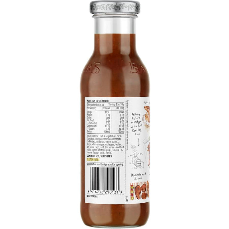 Barkers Bbq Sauce Nine Spice Jerk