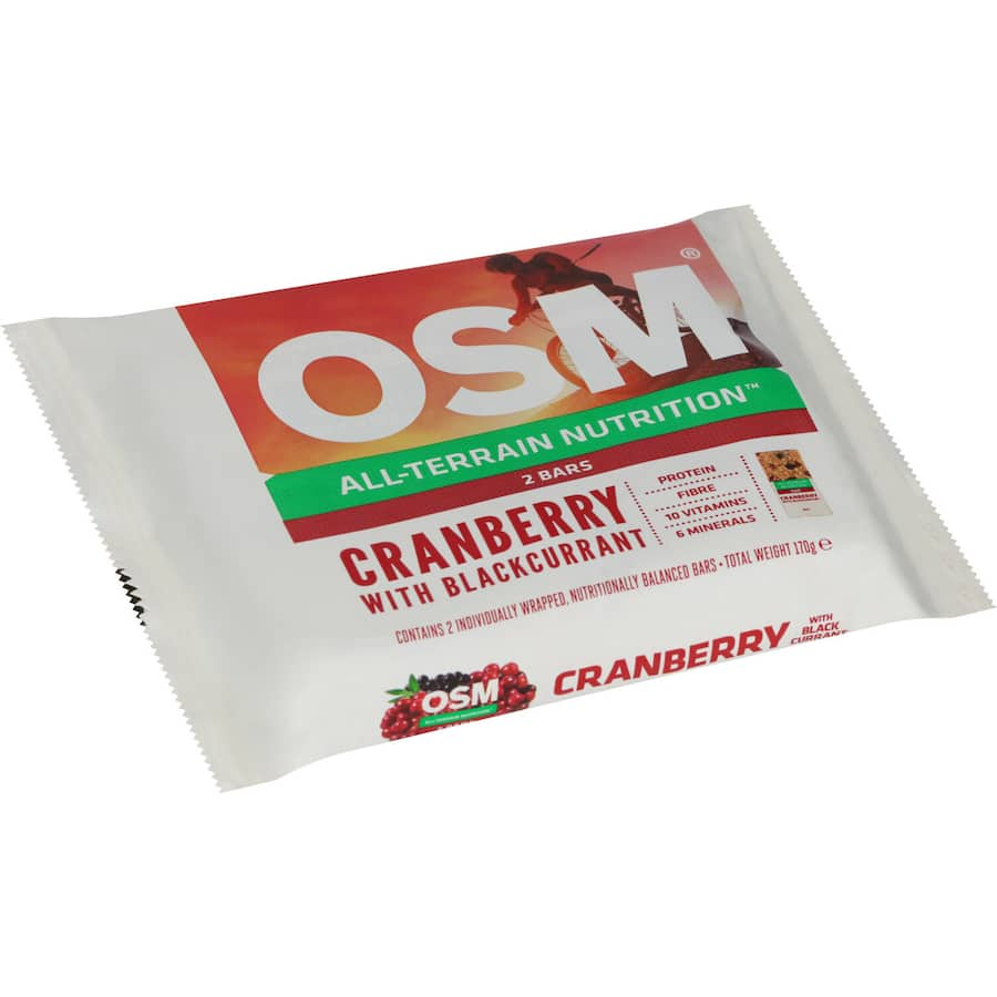 One Square Meal Muesli Bar Cranberry With Blackcurrant