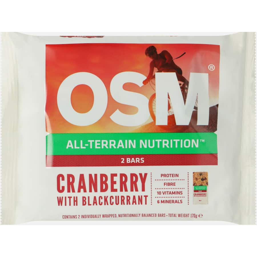 One Square Meal Muesli Bar Cranberry With Blackcurrant