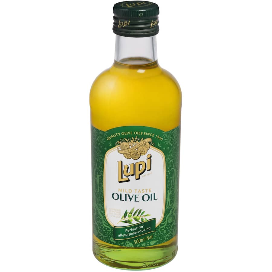 Lupi Olive Oil Mild: premium olive oil blend for cooking, offering a fruity flavor and heart-healthy monounsaturated fats.