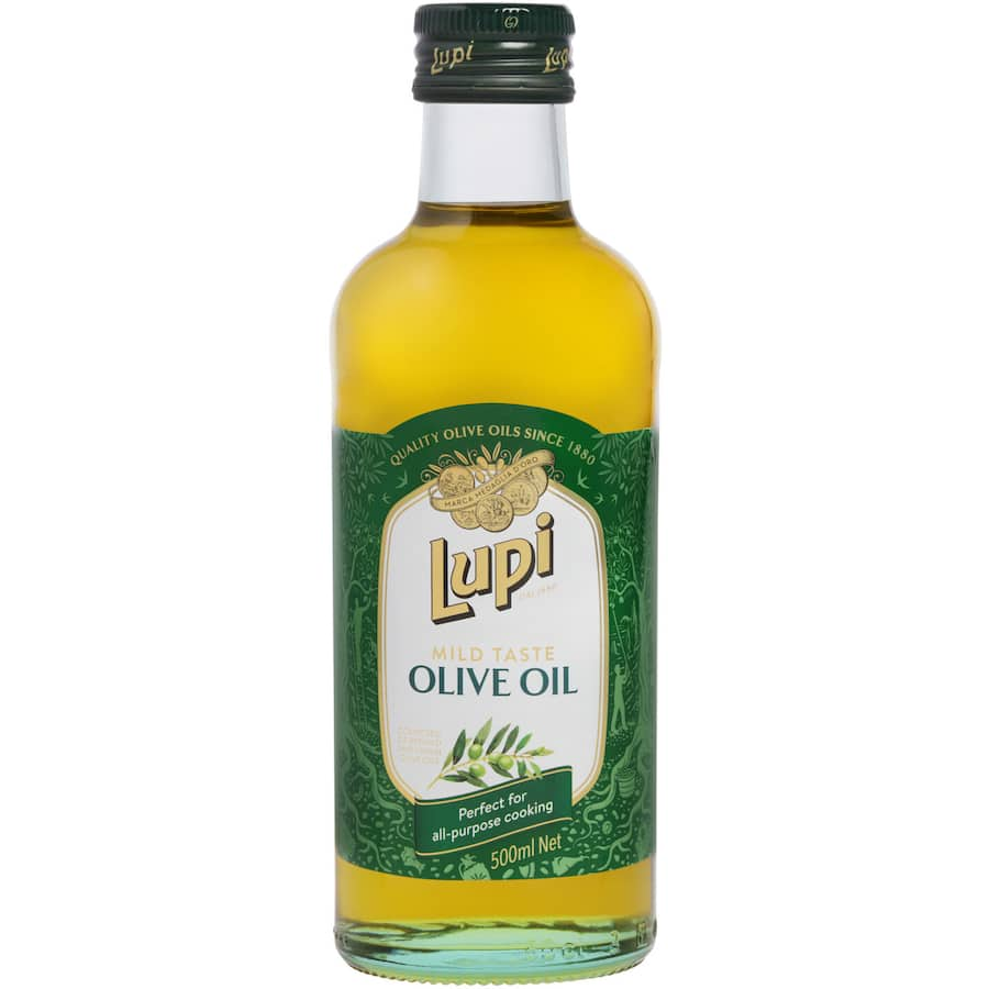 Lupi Olive Oil Mild: a premium blend with a fruity flavor, perfect for everyday cooking and enhancing recipes.