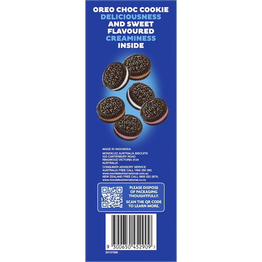 Variety pack of Oreo Mini Biscuits featuring classic flavors in bite-sized cookies for on-the-go snacking and sharing.