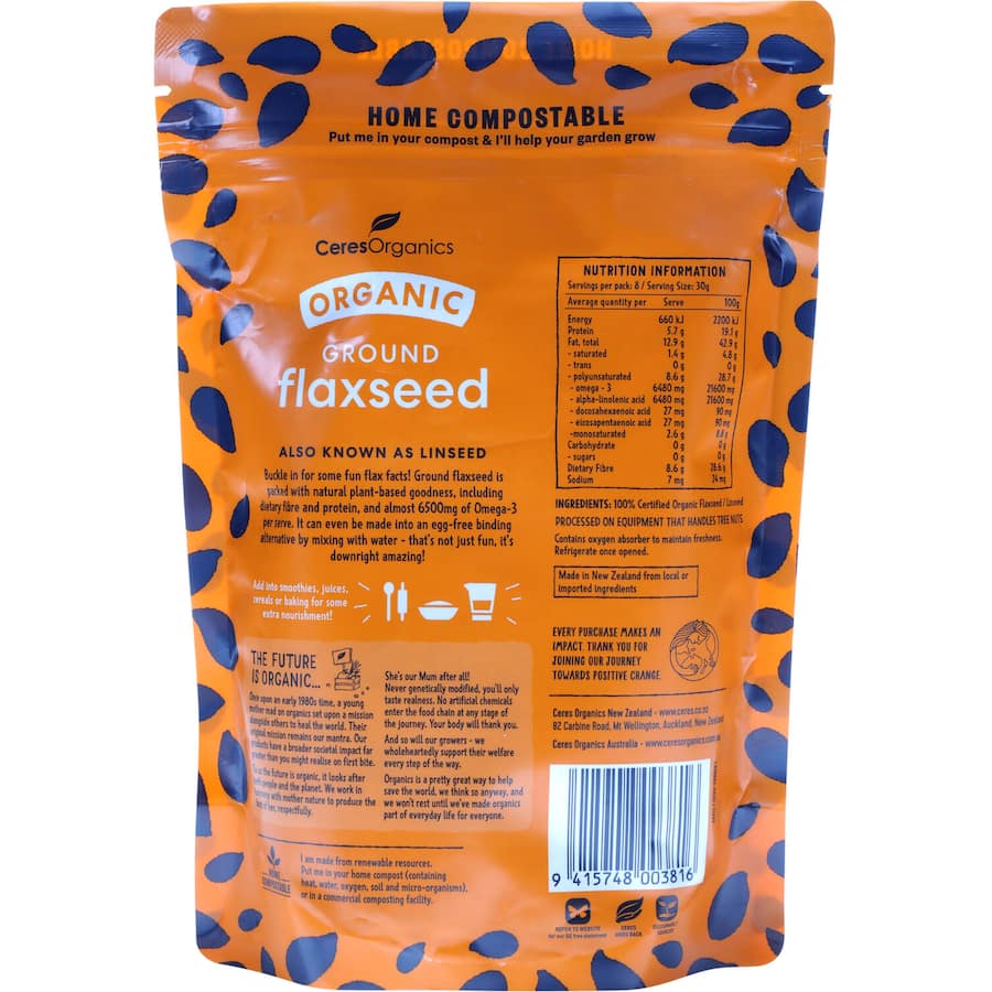 Ceres Organics Flaxseed Ground