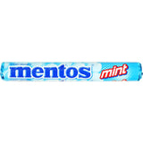 Mentos Mints Original Roll showcases chewy mints in a convenient package for refreshing breath anytime, anywhere.