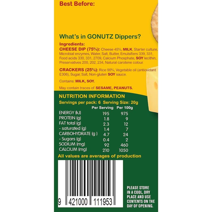 Gonutz Crackers & Cheese: Crunchy, gluten-free snack perfect for pairing with cheeses and dips, ideal for on-the-go enjoyment.