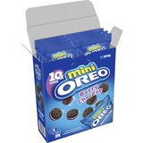 Oreo Mini Biscuits Berry Choc Top: bite-sized chocolate cookies with berry cream, perfect for snacking and sharing.