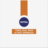 Nivea Q10 Plus C Anti-Wrinkle Day Cream SPF 15 energizes dull skin, reduces wrinkles, and offers UVA/UVB protection.