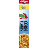 Bowl of Kellogg's Gluten Free Corn Flakes, crispy golden flakes perfect for a gluten-friendly breakfast.