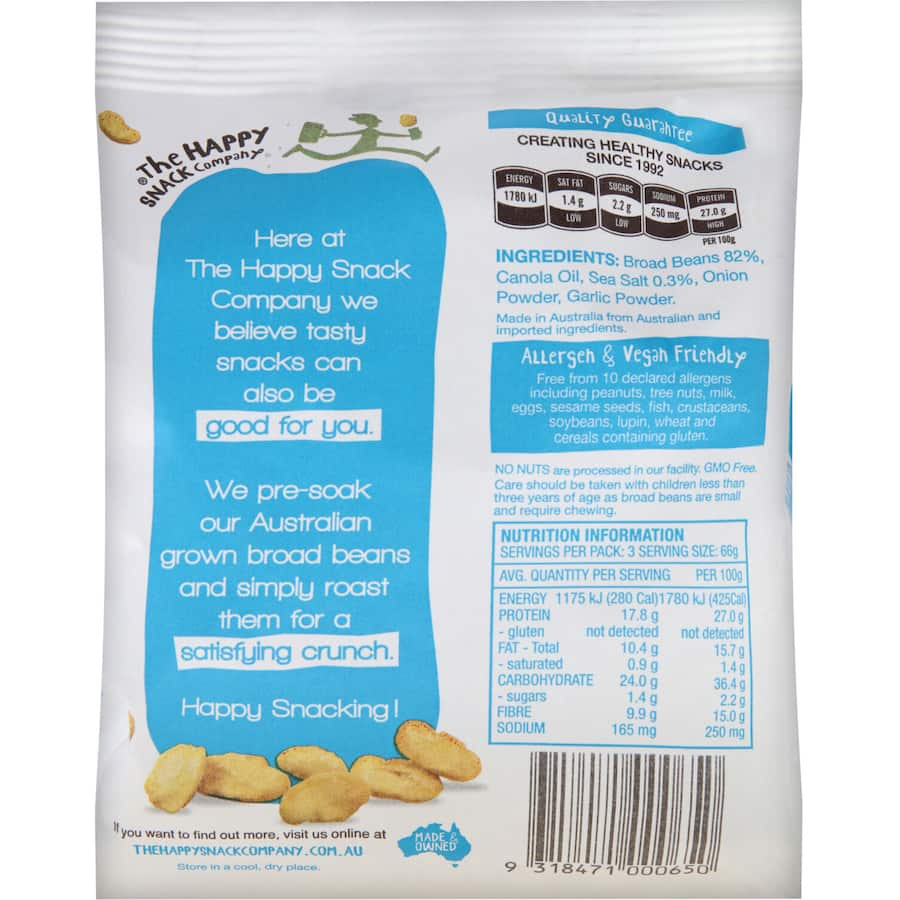 Happy Snack Fav Va Beans Bean Snacks Lightly Salted