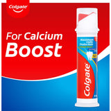 Colgate Cavity Protection Toothpaste pump, providing 4x stronger enamel protection with a great regular flavor for the whole family.