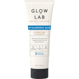 Fragrance-free Glow Lab Facial Cleanser with Hyaluronic Acid, gently cleansing while hydrating and supporting the skin's moisture barrier.