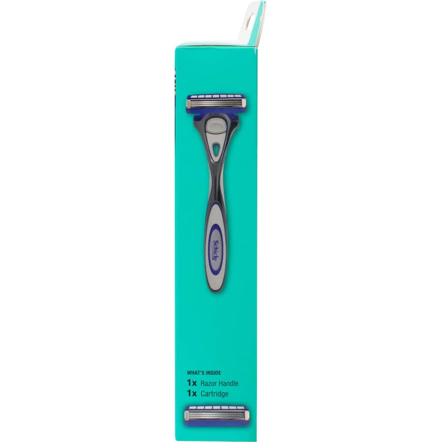 Schick Hydro 3 razor refill with hydrating gel, designed for a close shave and reduced irritation.