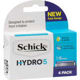 Schick Hydro 5 Razor Blades  4pack