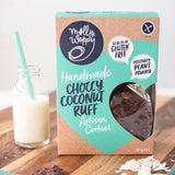 Molly Woppy Gluten Free Cookies feature a crunchy, chewy blend of rich chocolate and coconut, perfect for guilt-free snacking.