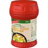 Continental Chicken Stock Powder in a tub with a sprinkle lid, perfect for enhancing soups, stews, and marinades.