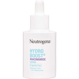 Neutrogena Hydro Boost Facial Serum with 10% Niacinamide and Hyaluronic Acid for radiant, hydrated skin and minimized pores.