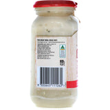 Creamy Leggo's Carbonara pasta sauce with fresh cream, cheese, and herbs for authentic Italian flavor.