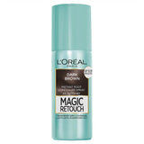 L'Oreal Magic Retouch Hair Colour in Brown, designed for quick grey root coverage with an easy-to-use spray applicator.