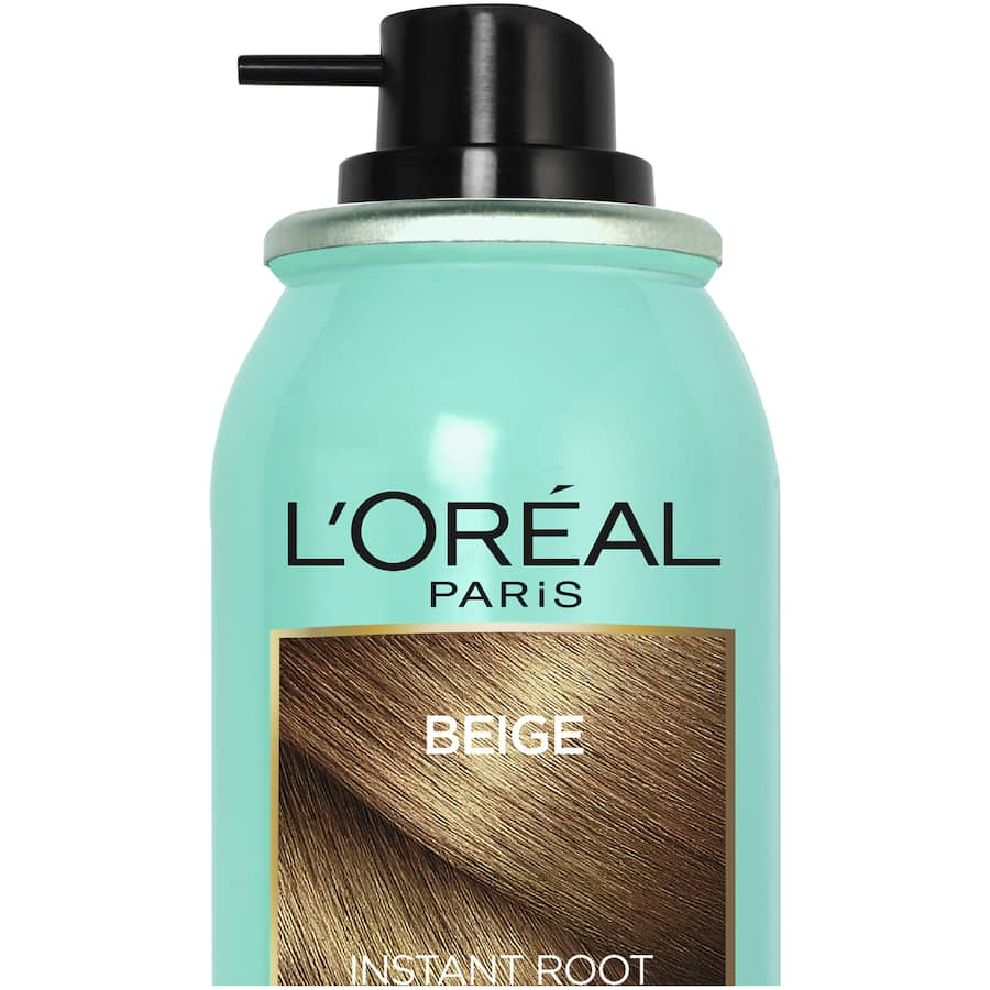 L'Oreal Magic Retouch Hair Colour 4 Light Brown spray for quick and easy grey coverage with a natural blend and instant dry.