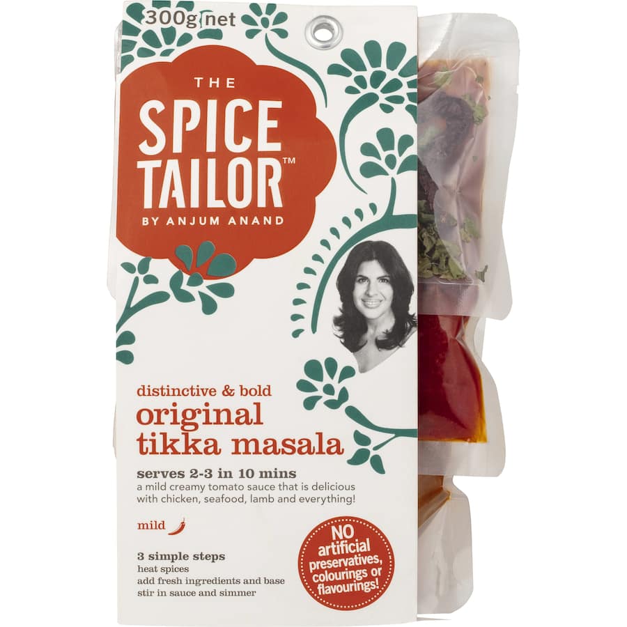 Tikka Masala Original Sauce Kit for authentic Indian cooking at home, featuring premium spices for easy meal preparation.