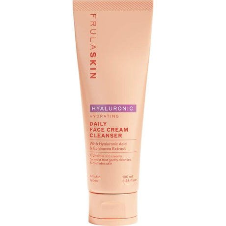 Frula Face Cream Cleanser hydrates while gently cleansing, soothing, and promoting a radiant glow for all skin types.