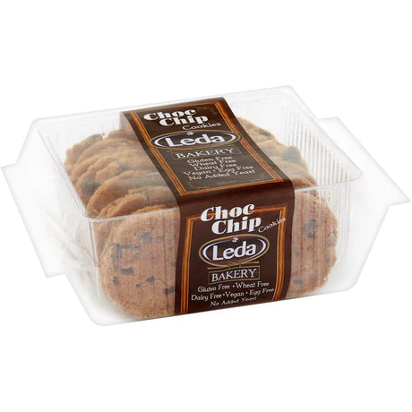 Leda Cookies Chocolate Chip: gourmet, soft and chewy cookies with rich semi-sweet chocolate chips, perfect for any occasion.