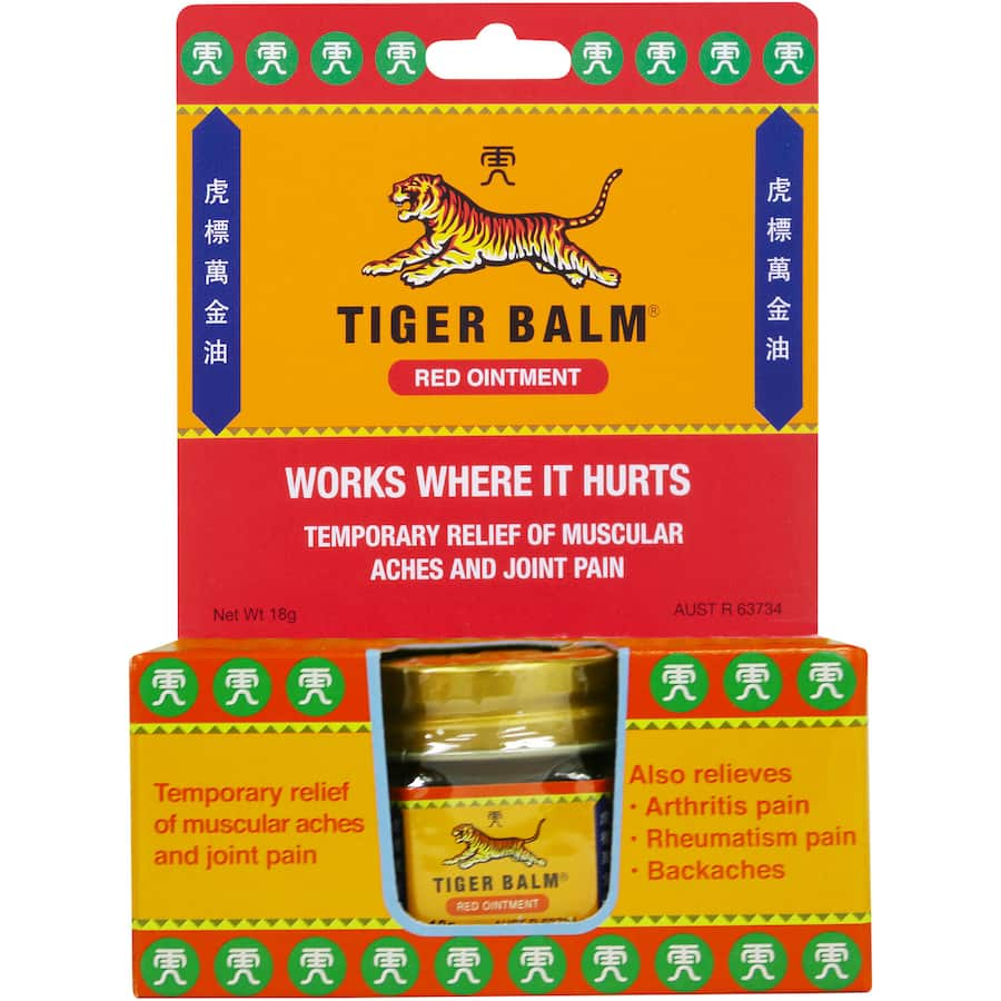 Tiger Balm Muscular Rub Extra Strength: soothing herbal ointment for muscle pain relief and itch relief from insect bites.