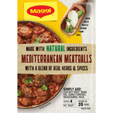 A flavorful mix for quick Mediterranean meatballs, made with natural ingredients and ready in under 35 minutes.