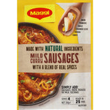 Maggi Recipe Base Mild Curry Sausages