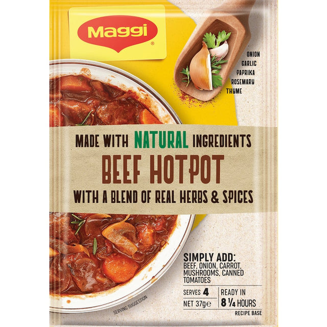 Maggi Recipe Base Classic Beef Hot Pot, perfect for quick, hearty beef dishes full of rich flavor and comfort.