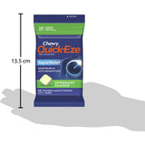 Quickeze Antacid Chewy Peppermint multipack featuring 3x8 peppermint tablets for rapid heartburn relief, no artificial colors.